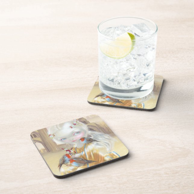 "Ange dessous de verre de Glastonbury à abbaye" (Côté Droit)