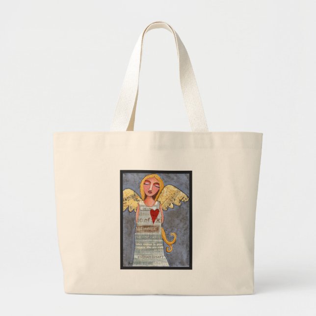 ANGE du COURAGE - sac fourre-tout classique (Devant)
