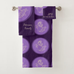 Ange Lavande de Joie Purple Glow Rayonnement Famil