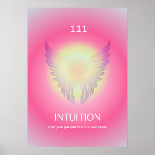 Ange Numéro Aura Poster 111 Intuition