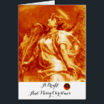 ANGE ROMANTIQUE, PEUR ORANGE JAUNE Noël<br><div class="desc">Design élégant,  artistique et classique élaboré à partir de la peinture du 18ème siècle.</div>