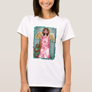 Ange rose d'hortensia - T-shirt de dames