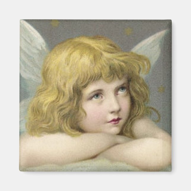 Ange sur un Nuage - Aimant (Devant)