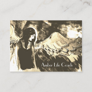 Angel ailes Spirituel Lightworker Carte de visite