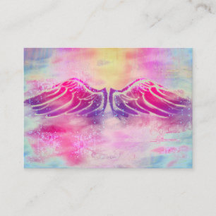 Angel ailes Spirituel Lightworker Carte de visite