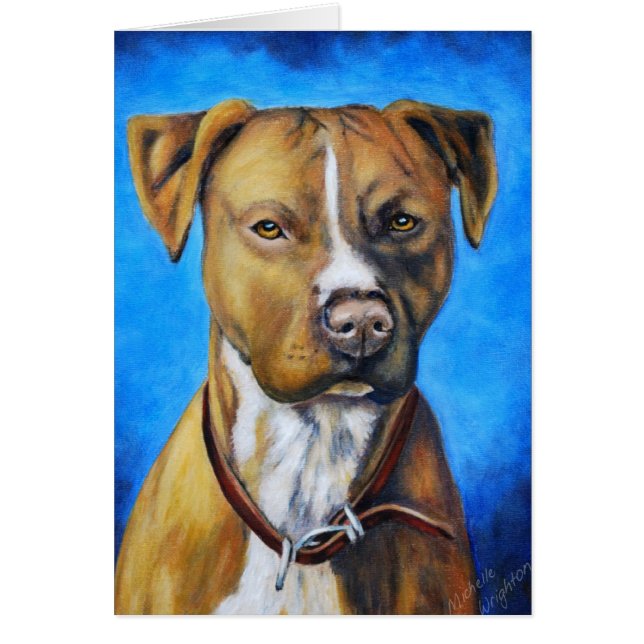Angel American Staffordshire Terrier Dog Art (Devant)