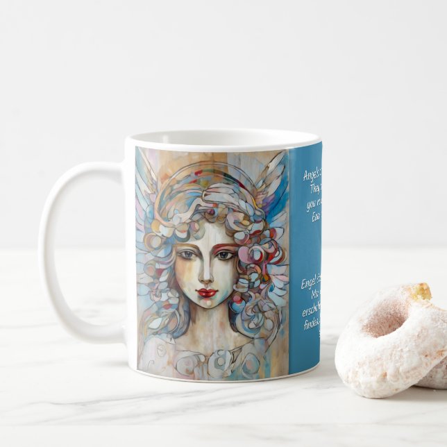 Angel Art & Sayings N° 5 sur 12 différents mugs (Avec donut)