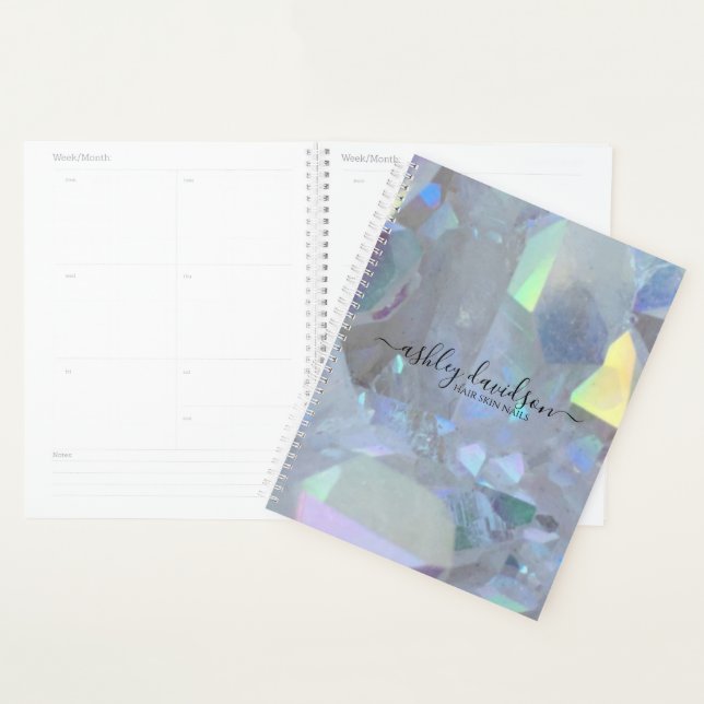 Angel Aura Quartz Crystal Business Planner (Devant avec enveloppe)