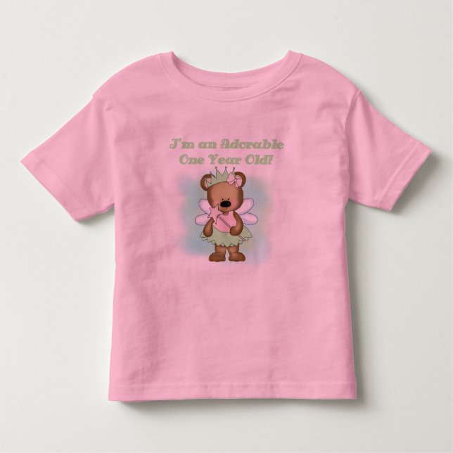 Angel Bear 1er Anniversaire Tshirts et cadeaux (Devant)