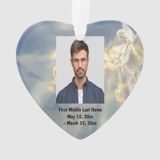 Angel Ciel Nuages Photo personnalisée (dos)