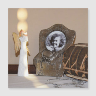 Angel dans la carte de voeux légère