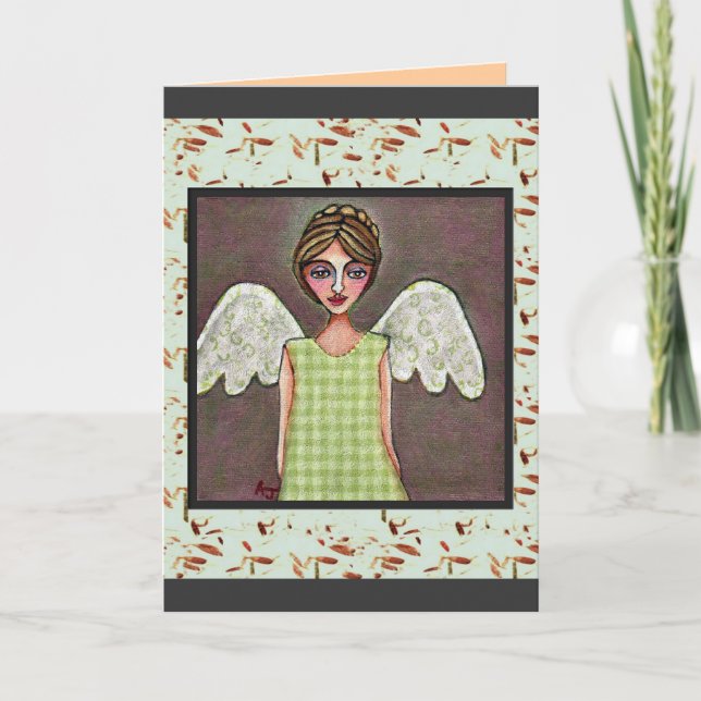Angel de grâce - carte de voeux (2) (Devant)
