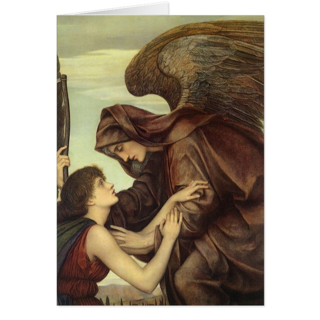 Angel de la mort par Evelyn De Morgan (Devant)