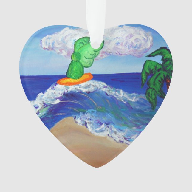 Angel de surf Raphael équitation Guérison Ornament (devant)