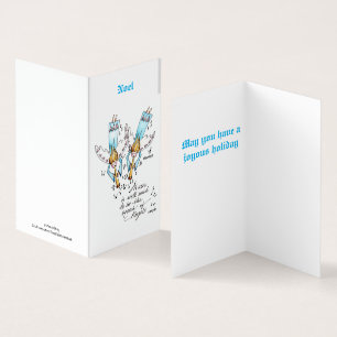 Angel en bleu jouer de la musique pour nos âmes