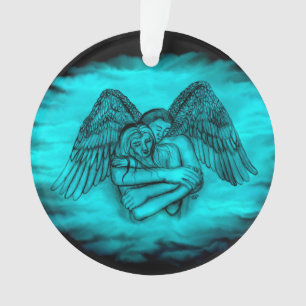 Angel Eros en amour, design noir et vert
