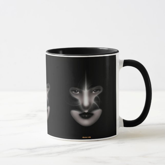 Angel Eyes Custom Printed Ringer Mug (Droite)