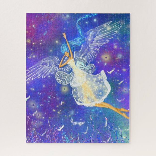Angel fille Imaginaire Jigsaw Puzzle peinture (Vertical)