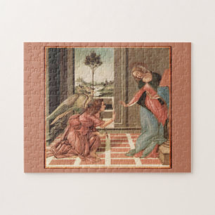 Angel Gabriel Et Mary Jigsaw Puzzle