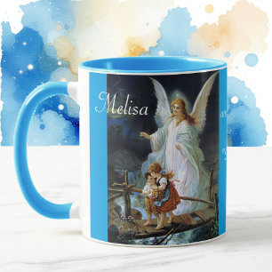 Angel Gardien avec nom Cadeau Café Tasse de thé Mu