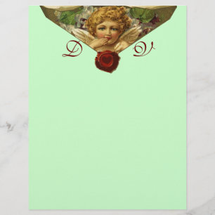 ANGEL HEART SEAL SEL Monogramme vert