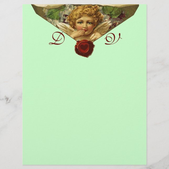 ANGEL HEART SEAL SEL Monogramme vert (Devant)