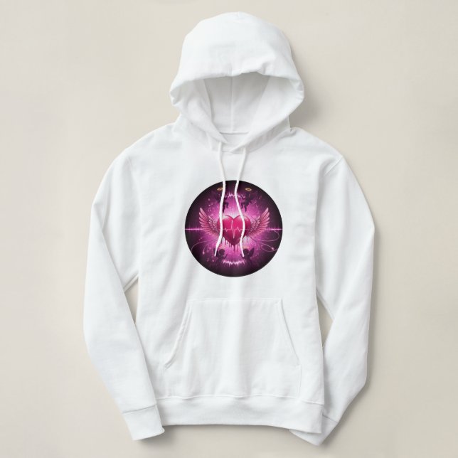 Angel Heartbeat Ailes Sweat - shirt à capuche ❤️ ‍ (Design devant)