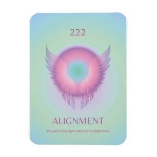Angel Numéro Aura Magnet 222 Alignement
