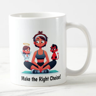 Angel personnalisable vs Devil Fitness Mug