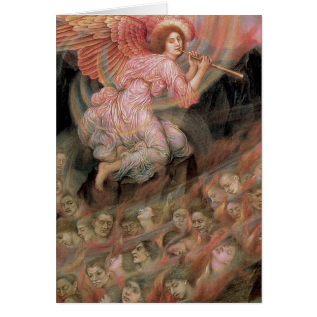 Angel Piping to Souls in Hell by Evelyn De Morgan (Devant)