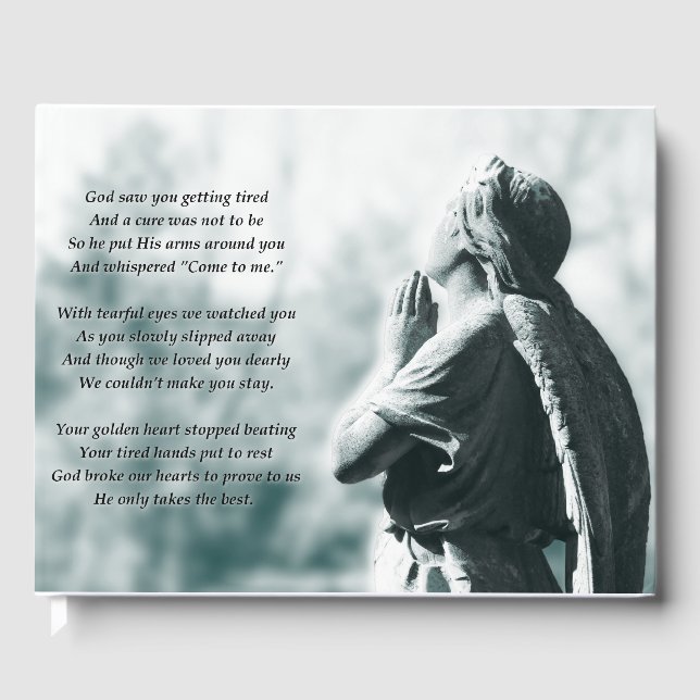 angel prière funéraire livre d'or (Recto)