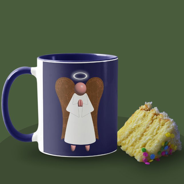 Angel rose, Ange gardien Mug (Pink Guardian Angel mug & Cake)