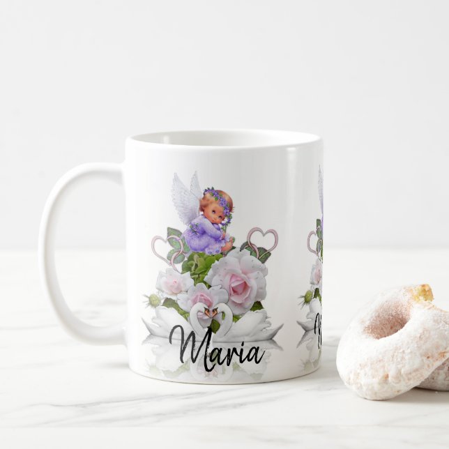 Angel Rose Mug (Avec donut)