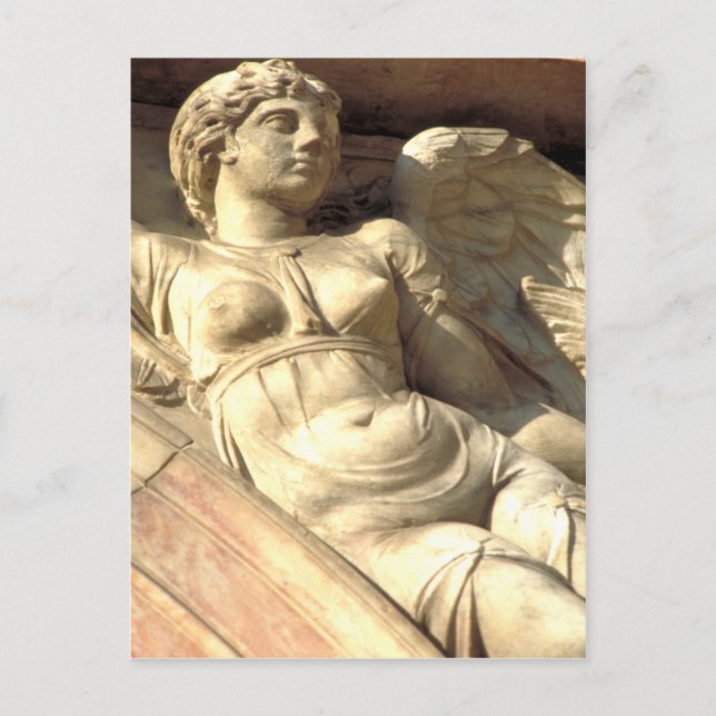 Angel Sculpture Venise, Italie Carte postale (Devant)