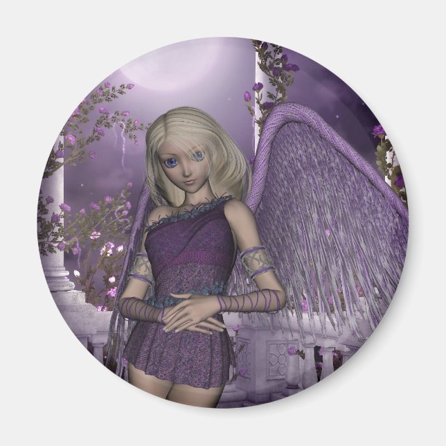 Angel Violet Charms Magnet (Devant)