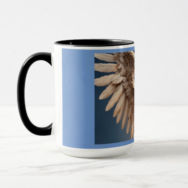 Angel Wings Blue Mug (Gauche)