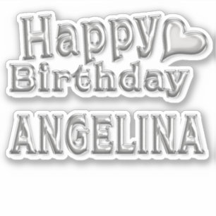 Angelina Happy Birthday Autocollants