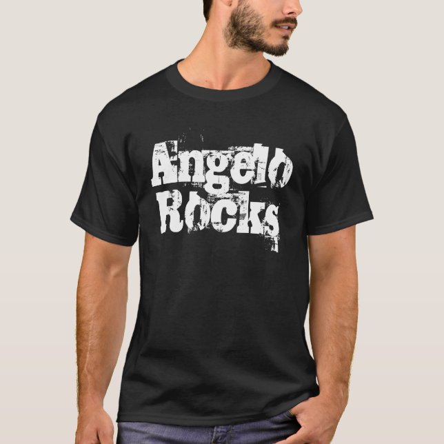Angelo bascule le T-shirt des hommes (Devant)
