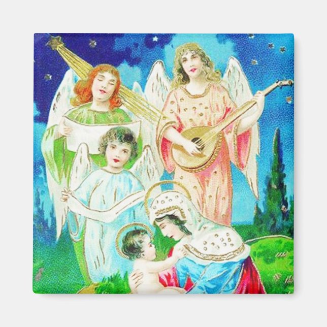 Angels chanter aimant Vintage (Devant)