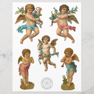 Angels Victoriens Coupes Fussy Coupe Papier à grat