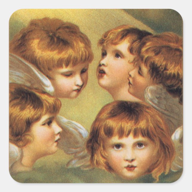 Anges aux Cheveux Roux - Autocollant (Devant)