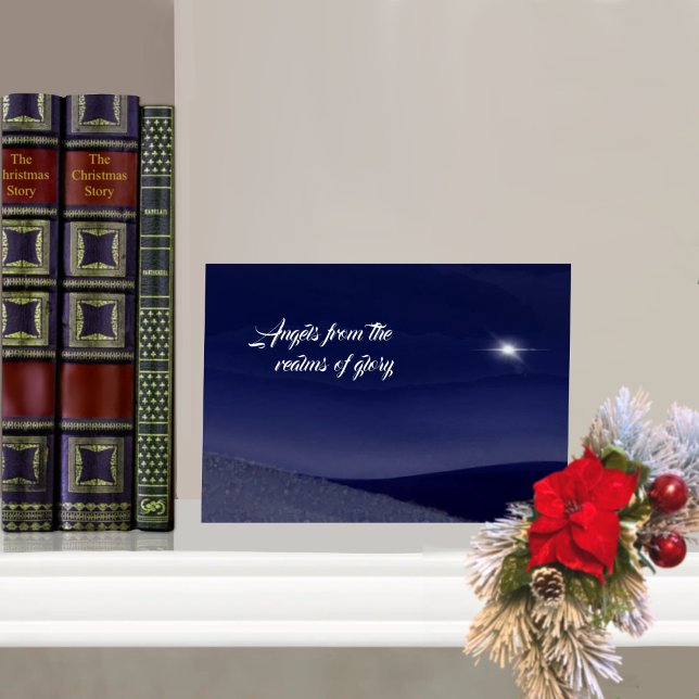 Anges des royaumes de gloire Carte de Noël (Créateur téléchargé)