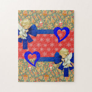 Anges du puzzle de Noël