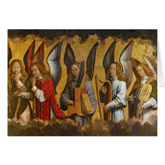 Anges jouant des instruments de musique (Devant horizontal)