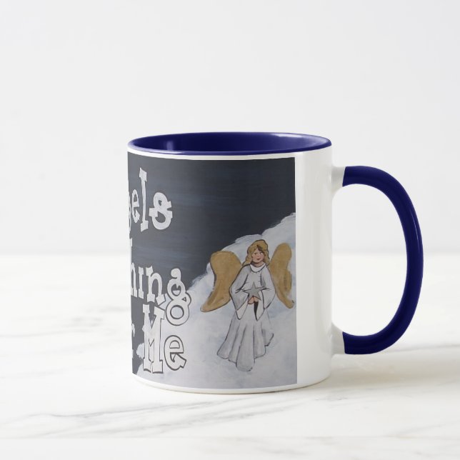 Anges observant au-dessus de moi la tasse (Droite)