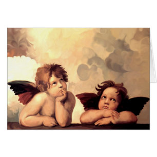 Anges Raffaelo Sanzio de Sistine Madonna