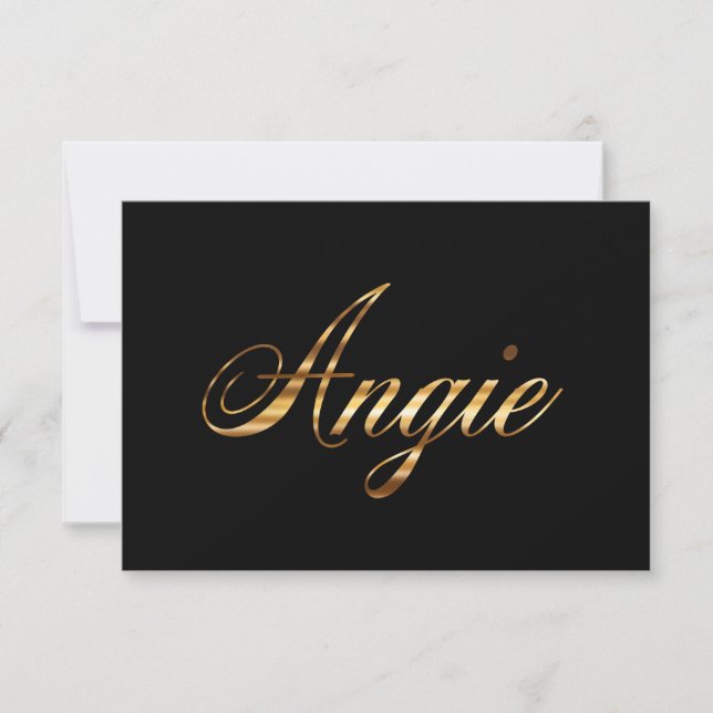 Angie gold Design Lettering (Devant)