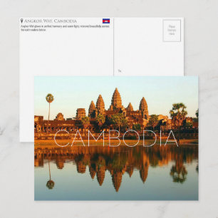 Angkor Wat, carte postale de voyage au Cambodge