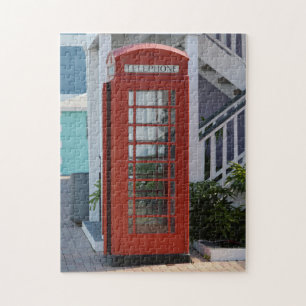 Anglais anglais Old Telephone Booth Puzzle