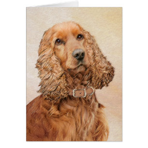 Anglais Cocker Peinture Espagnole - Art Chien orig